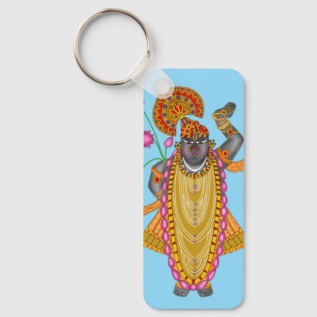 Shreenath Ji Keychain Nyckelring (Framsida)