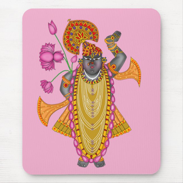 Shreenath Ji Mouse Pad Cover Musmatta (Framsidan)