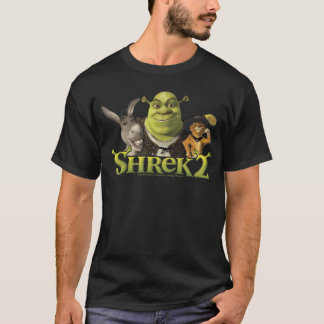 Shrek 2 Donkey Puss in Boots Best Friends funny T Shirt