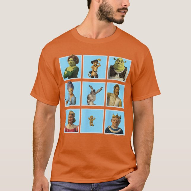 Shrek 2his ishe Story of A Fairyale Family retro T Shirt (Framsida)