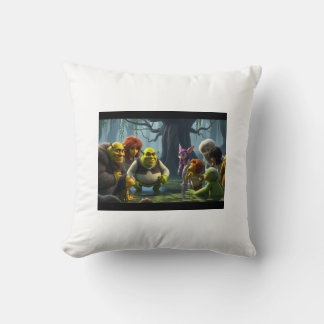 Shrek 5 Team Pillow - Mysigt, Roligt och Perfekt f Kudde
