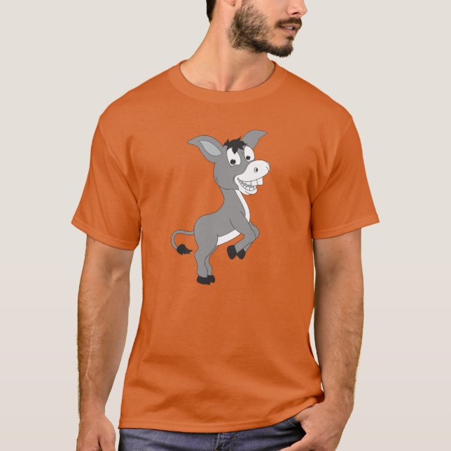 Shrek Big Ansikte Donkey T Shirt (Framsida)