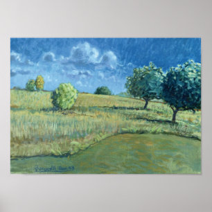 Shrewsbury Apple Träd 1993 Skriv ut Poster