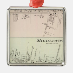 Shrewsbury Middletown, New jersey Julgransprydnad Metall