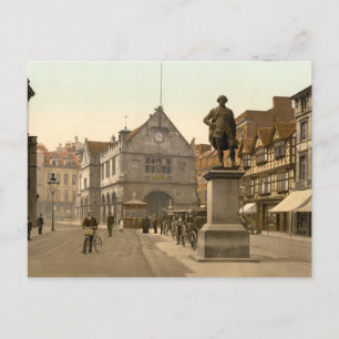 Shrewsbury Square, Shropshire, England Vykort