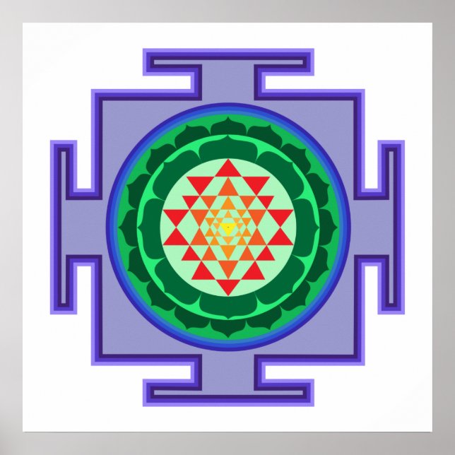 Shri Chakra Poster (Framsidan)