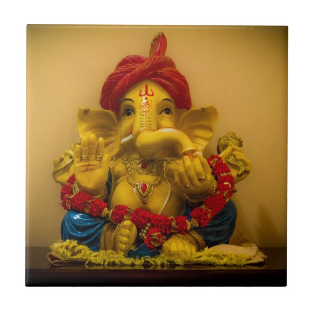 Shri Ganesh Kakelplatta (Framsidan)