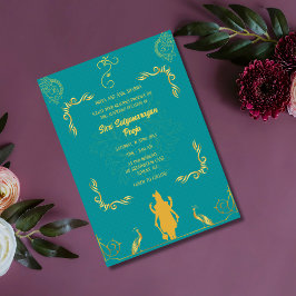 Shri Satyanarayan Pooja Hindu Inbjudningar