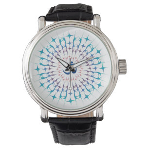 Shri Yantra eller Sri Chakra - glödande energi Armbandsur