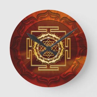Shri Yantra - Kosmisk energiproducent Rund Klocka