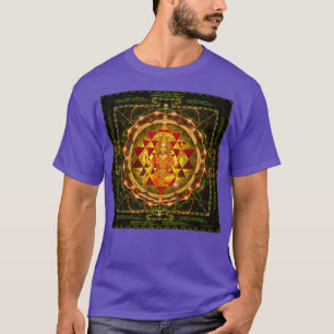 Shri Yantra Maha Lakshmi Ashtakam Abundance T Shirt