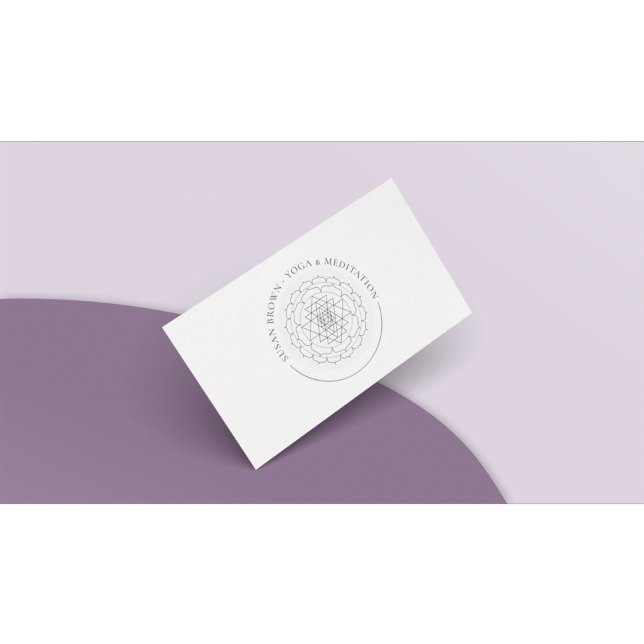 Shri Yantra - Meditation-Affärskortet Visitkort (Skapare uppladdad)