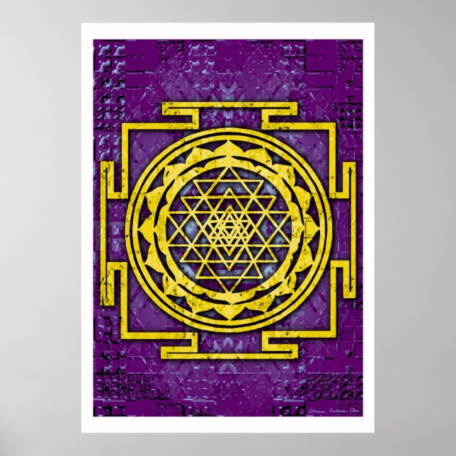Shri Yantra Poster (Framsidan)