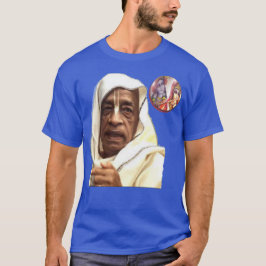 Shrila Prabhupada medlar på Radha-Krsna ॐ T Shirt