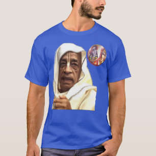 Shrila Prabhupada medlar på Radha-Krsna ॐ T Shirt