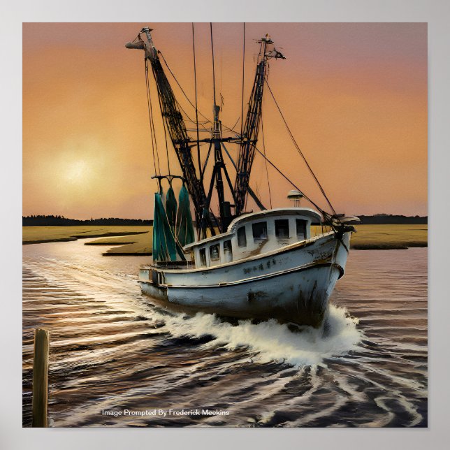 Shrimp Boat Poster (Framsidan)