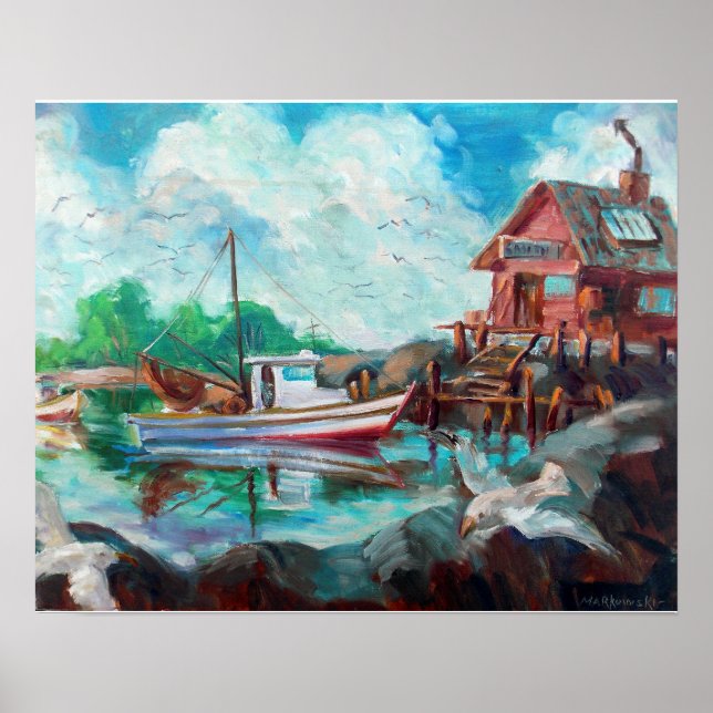 Shrimp Boat Poster (Framsidan)