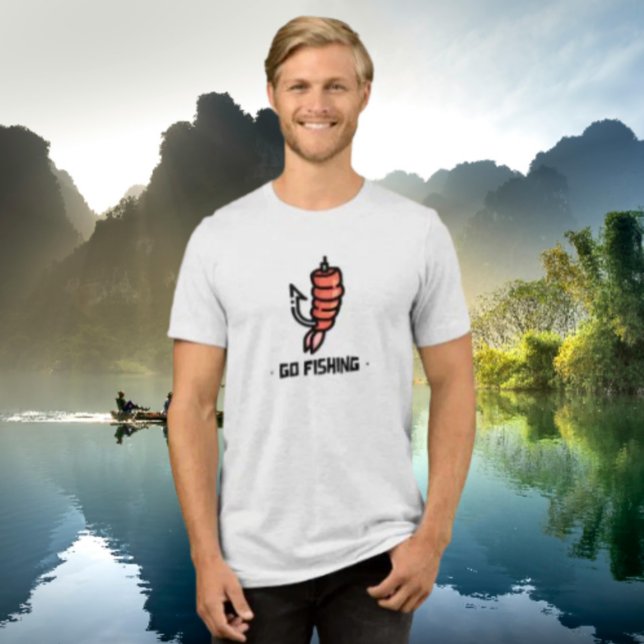 Shrimp Hooking Äventyr T Shirt (Skapare uppladdad)