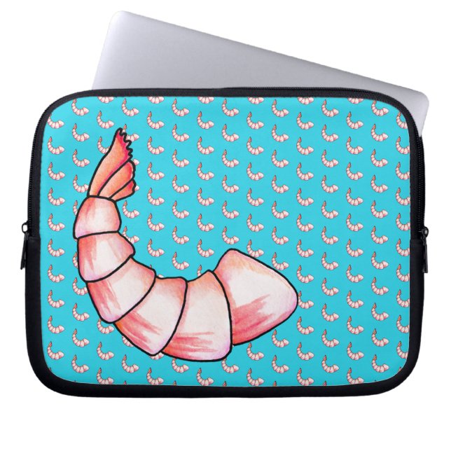 Shrimp svan laptop sleeve (Framsidan)