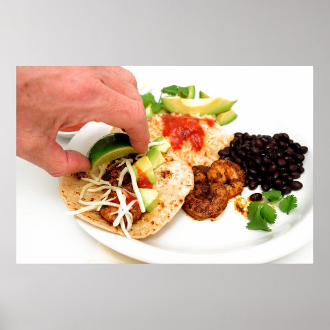 Shrimp Taco Poster (Framsidan)