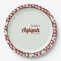 SHRIMPLY Red White Mönster, Aqiqah Baby Shower