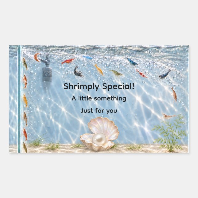 Shrimply Special! Klistermärken  (Framsida)