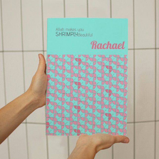 SHRIMPLY VRIS Rosa Nursery Anpassningsbar Poster (Skapare uppladdad)