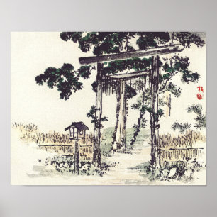 Shrine grind av Kōno Bairei Poster