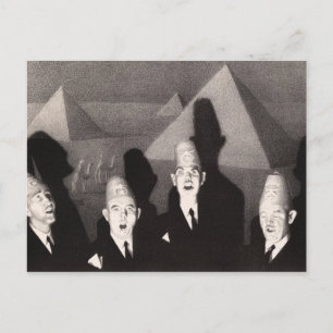 Shrine Quartet av Grant Wood Vykort