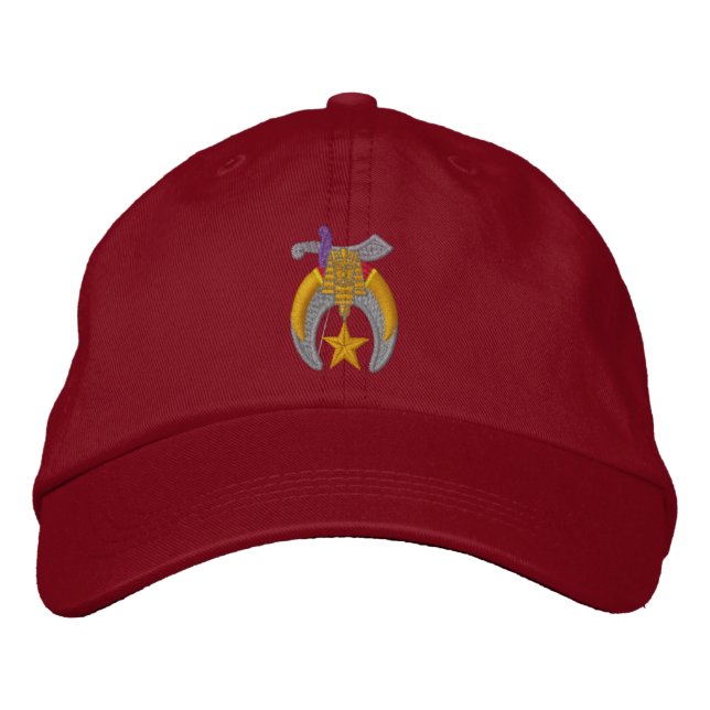 Shriner Embroized Broderad Keps (Framsida)