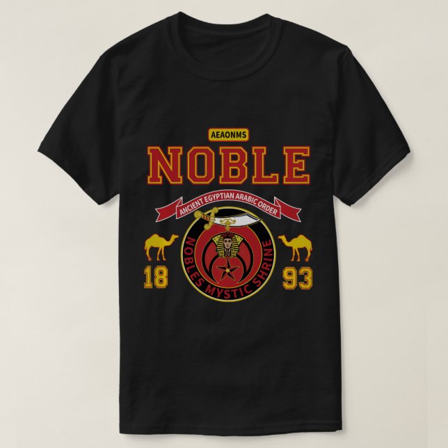 Shriner Noble AEAONMS 1893 Mason PH Shriner Parent T Shirt (Design framsida)