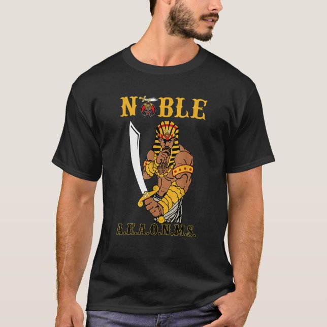 Shriner Noble PHAraoh Mason PH Shriner AEAONMS Tjo T Shirt (Framsida)