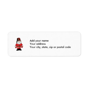 Shriner Santa Returadress Etikett