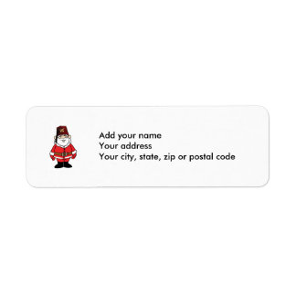 Shriner Santa Returadress Etikett