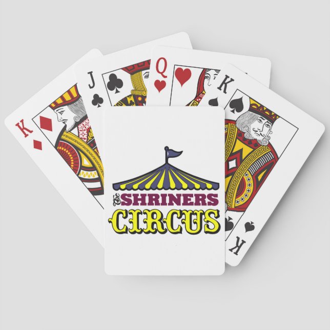 Shriners cirkus kortlek (Baksidan)