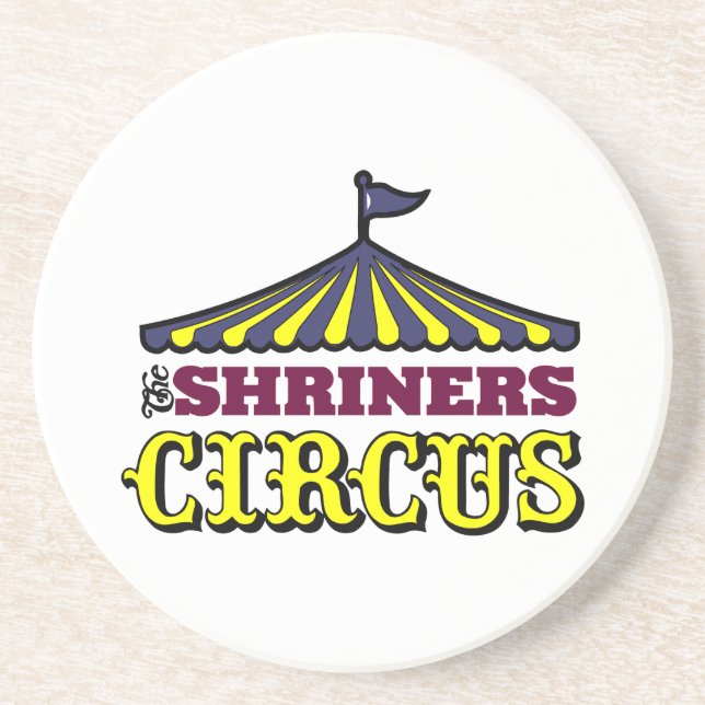 Shriners cirkus underlägg sandsten (Framsidan)