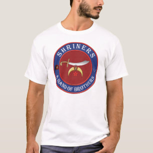 Shriners. Ett musikband av bröder Tee Shirt