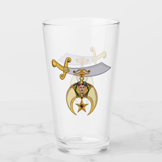 SHRINERS GLASS GLASKOPP (Framsida)