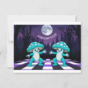 Shroom Boogie Tshirt Vykort