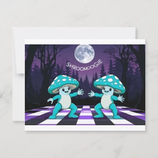 Shroom Boogie Tshirt Vykort