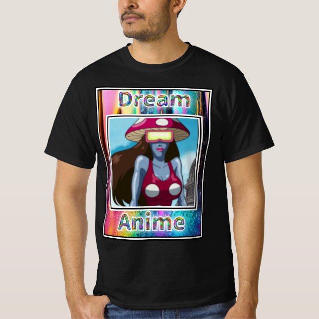 Shroom Bot Dröm Anime T Shirt (Framsida)