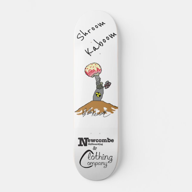 Shroom Kaboom Old School Skateboard Bräda 21,6 Cm (Framsida)