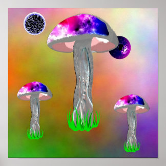 SHROOM SHIRT ZAZ, Shroom med en vy Poster