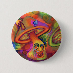 "Shroomin" knäppas den Psychedelic champinjonen Knapp