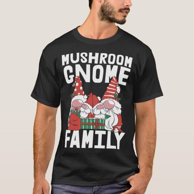 Shrooming Family Fungi Hunter Mycology Mushroom G T Shirt (Framsida)