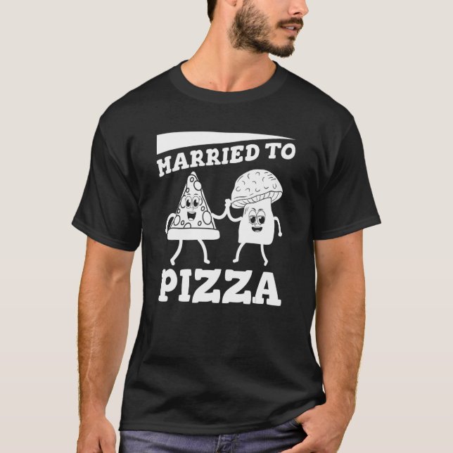 Shrooming Pizza Mushrooming - Mycology Hunter Fung T Shirt (Framsida)