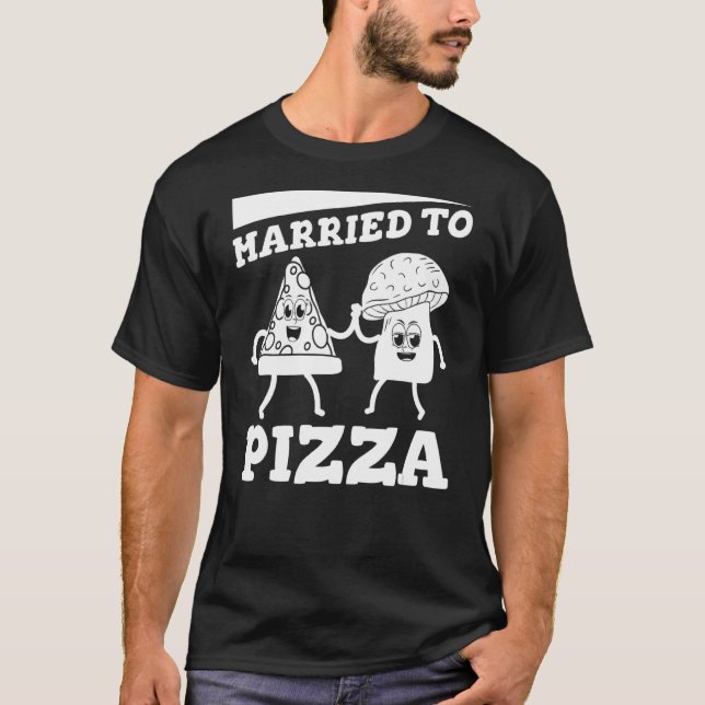 Shrooming Pizza Mushrooming - Mycology Hunter Fung T Shirt (Framsida)