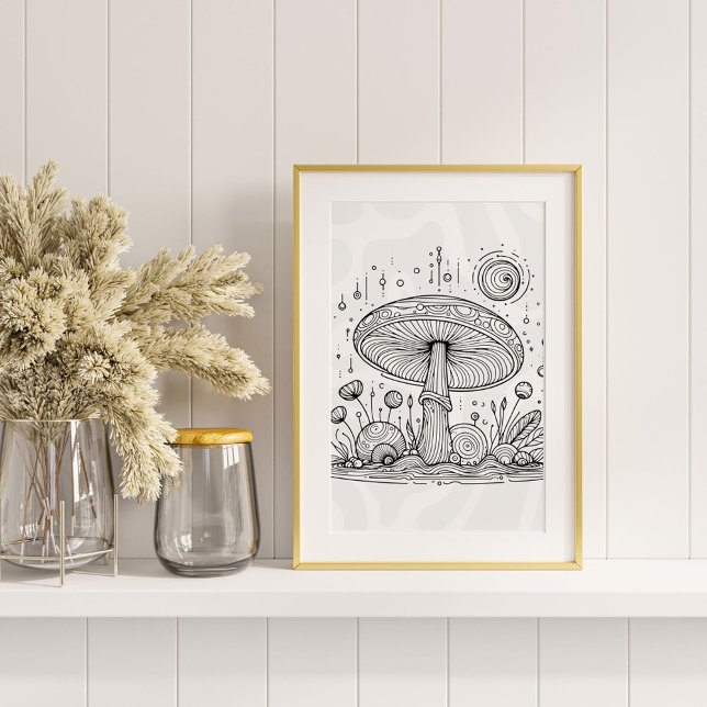 SHROOMY Poster Papper (projektionsyta) (Skapare uppladdad)