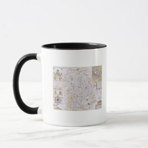 Shropshyre som inristas av Jodocus Hondius Mugg
