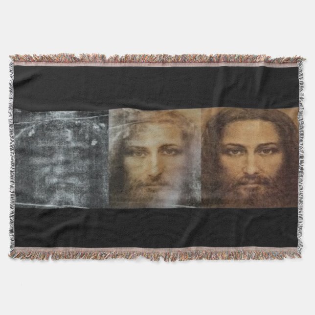 Shroud of Jesus tapestry filt (Framsidan)